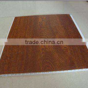 Common wooden design pvc panel for ceiling or wall