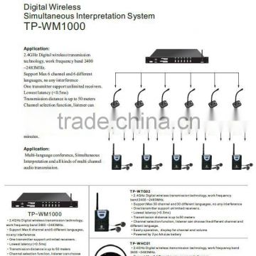 Promotional Wireless Simultaneous Interpretation Equipment
