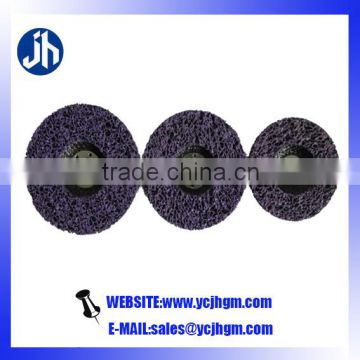 grinding disc poly-web abrasive disc with shaft