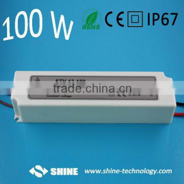 High quality ip67 waterproof LED power supply 12V DC with CE(EMC LVD) RoHS