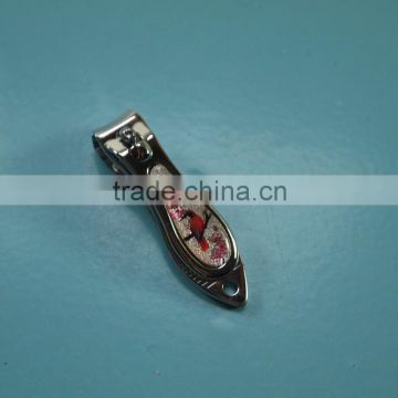 ZJQ-056 Mini carbon steel with pretty pattern film metal nail cutter