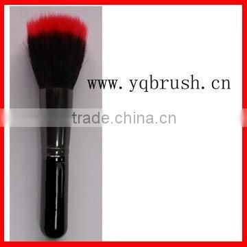 Red kabuki mineral powder brush