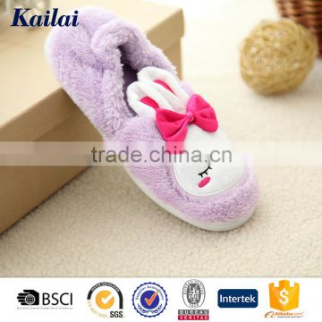 cartoon rabbit wool felt shoes for women