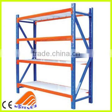 Powder coated warehouse medium duty racking, storage medium duty rack, longspan shelving racks