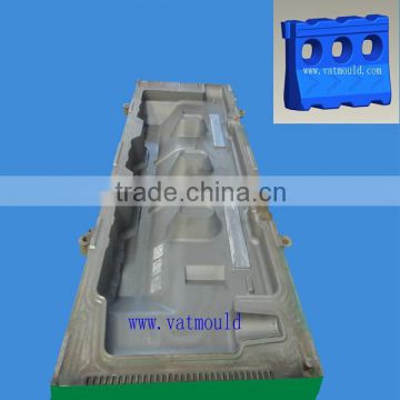 blow mould of plastic traffic barrier