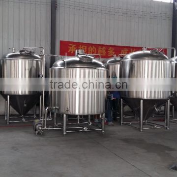 Turn key plant inner best polishing 3000l complete beer brewery equipment