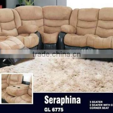 European modern leather sectional sofa
