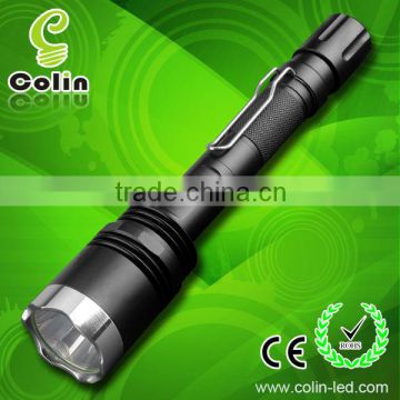 High brightness CREE T6 power style led rechargeable flashligt