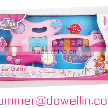 China made guitars.kid toy.with light.musical instrument dealer.