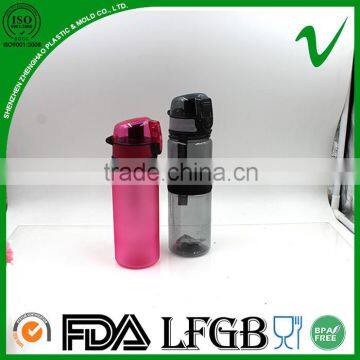 cylinder high quality disposable water bottle plastic joyshaker design