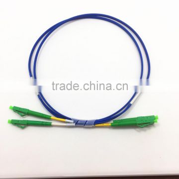 fiber optic duplex patch cord with blue cable
