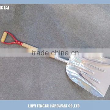 Wooden Handle Scoop Aluminium Snow Shovel