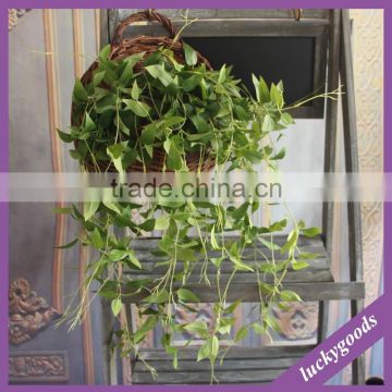 wholesale indoor decoration plant artificial hanging leaves
