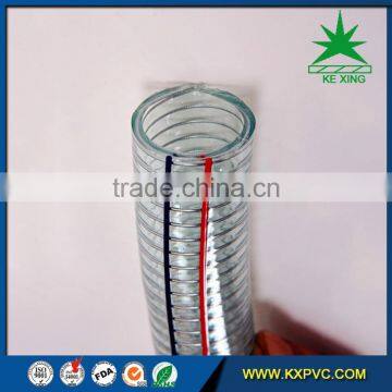 Transparent Food Grade PVC Steel Spring Hose