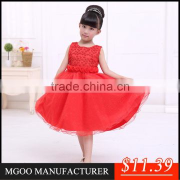 MGOO Top Quality OEM Services Pink Organza Girl Dress Infant Tutu Adult Child Dress 0-433