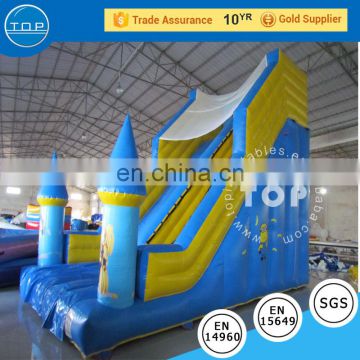 TOP inflatable funny inflatable slide yellow indoor inflatable slide for sale