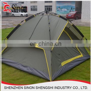 Double layer Camping Tent 2 persons 4 Season with Snow Skirt Aluminum Support