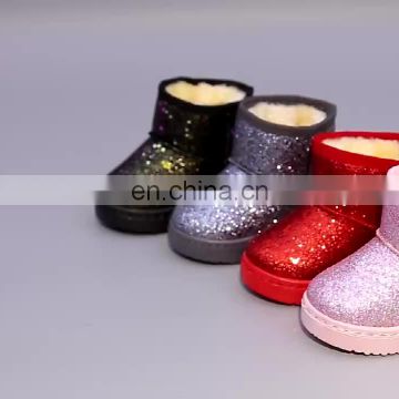 Children's  snow boots shiny    sparkle warm and comfortable in 8 colors baby shoes boy girl boots shoes