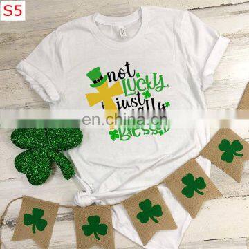 2020 St Patrick's Day Let's Day Drink T-Shirt Tee Green t shirt womens clothing unisex tops tshirt graphic t shirts tumblr tees