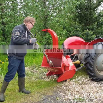 agricultural equipment 3 point hitch wood chipper with CE