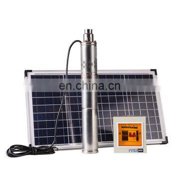 300/600W portable high pressure 3 inch DC  Brush-less portable solar powered water screw pump price list