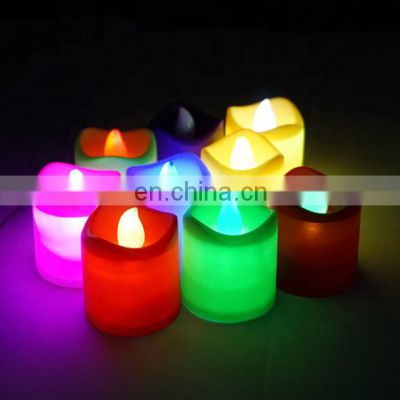 Battery operated decorative led candle flameless led electronic candle light plastic mini led tea/ Led candle light