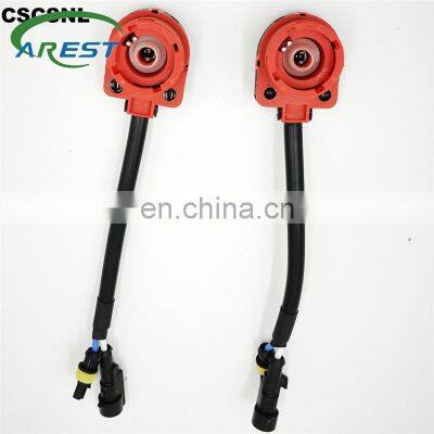 2pcs Car HID Wiring Harness D2 D2S Adapter D2R D2C AMP Adapter Converter Wire Plug Cable Connectors D2S Socket Base D4S D4R