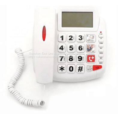 Best Senior Phone Big Button Corded Telephone with Display