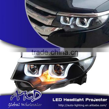 AKD Car Styling for Ford EDGE LED Headlights A-Type 2012-2014 EDGE LED Head Lamp Projector Bi Xenon Hid H7