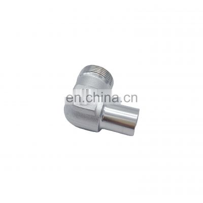 Hydraulic Fitting BSP Carbon Steel Elbow Price Good Bulkhead Carbon Steel Cutting Sleeve Type Elbow Fitting