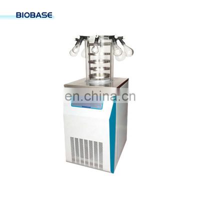 BIOBASE LN Vertical Freeze Dryer Standard Chamber With 8 Port Manifold BK-FD18P(-55/-80)