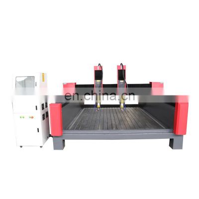 Double heads stone carving cnc router /marble wood engraving cutting machine /stone cutting machine