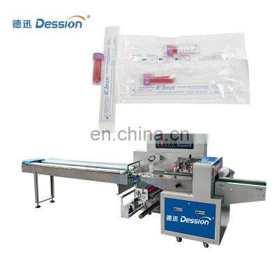 sampling swab flow wrapper horizontal packaging machine