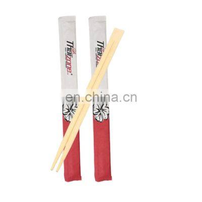 OEM Accepted  High Quality One-off Chopsticks Packing Bamboo Twin Disposable Chopsticks With Logo