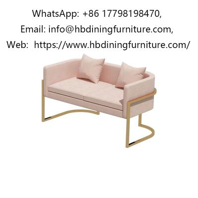Upholstered fabric armrest sofa chair