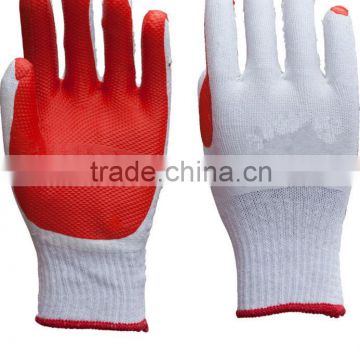 high quality cut-resistant rubber coated work gloves safety gloves