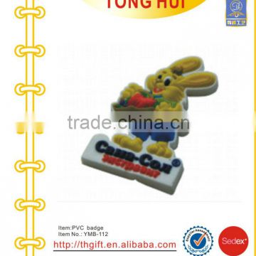 Custom Rabbit PVC magnets for 3D designs