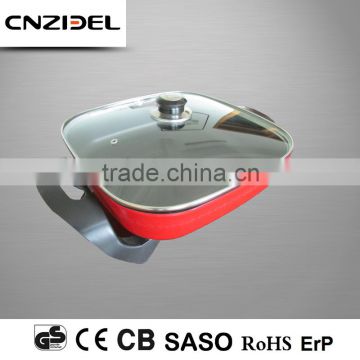 CNZIDEL CB CE approval square electric pizza frying pan