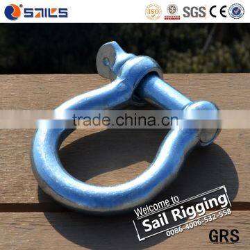 Large Size Galvanized European Bow Shackle