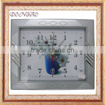plastic quartz wall clock
