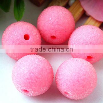 Wholesale cheap round 20mm larege pastel rhinestone berry glass bubblegum ball crystal beads for kids jewelry making!