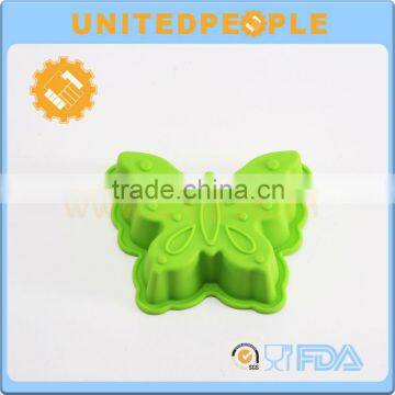 New Design Silicone Butterfly Shape Large Size Cake Mold