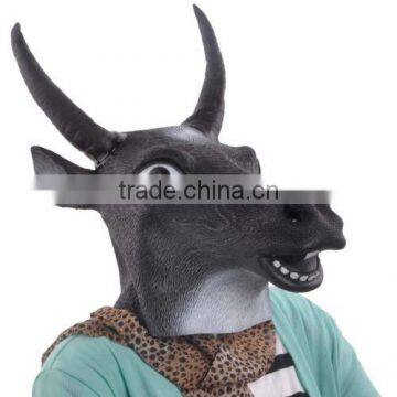 Zebra Bull sheep Animal Head Mask Creepy Halloween Costume Theater Prop Adult MK069