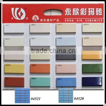 china glazed wall tile construction material in fujian 45x95mm