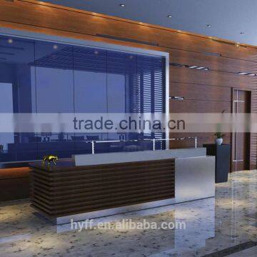 alibaba china supplier hotel standing reception desk HYF-33                        
                                                Quality Choice