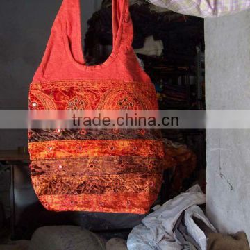 Indian Handmade Embriodery Mirror work Sling Bags