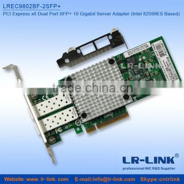 LREC9802BF-2SFP+ Intel 82599ES Chip PCI-E x8 2 Dual Port 10G Optical Network Card