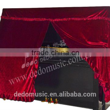 Factory Wholesale Piano Cover of Long Pattern Full Cover Made of Pleuche/Lace