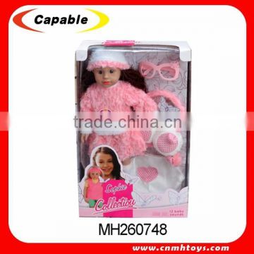 talking baby doll for kids, china manufacture chucky doll toy