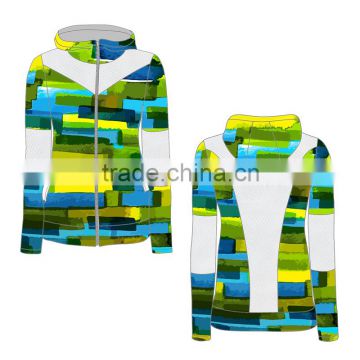 (Trade Assurance)Sports fitness printed gym clothing dry fit yoga jacket women